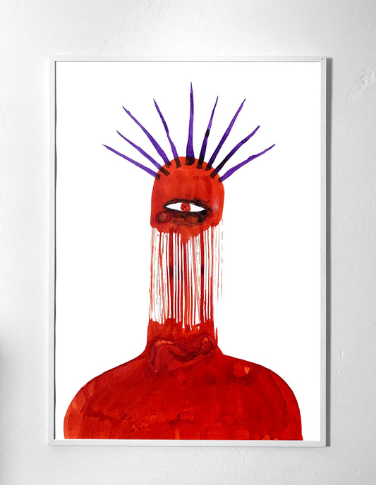 ANGRY AS HELL (ORIGINAL ARTWORK 70X100)