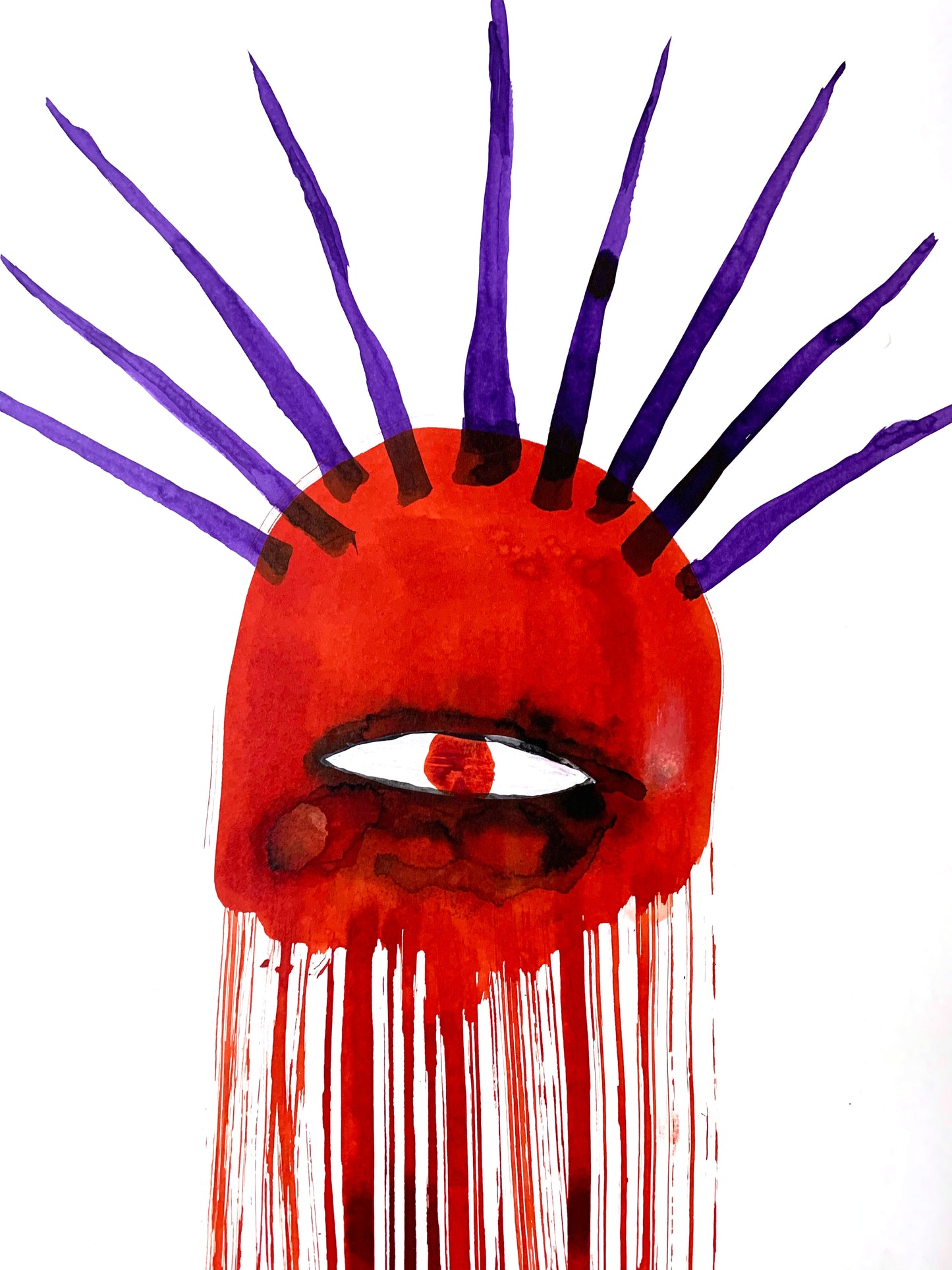 ANGRY AS HELL (ORIGINAL ARTWORK 70X100)