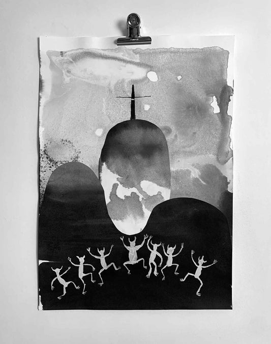 DANCING TILL THE WORLD ENDS (ORIGINAL ARTWORK)