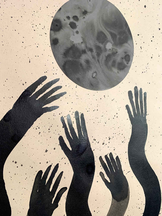 REACHING THE MOON (ORIGINAL ARTWORK)