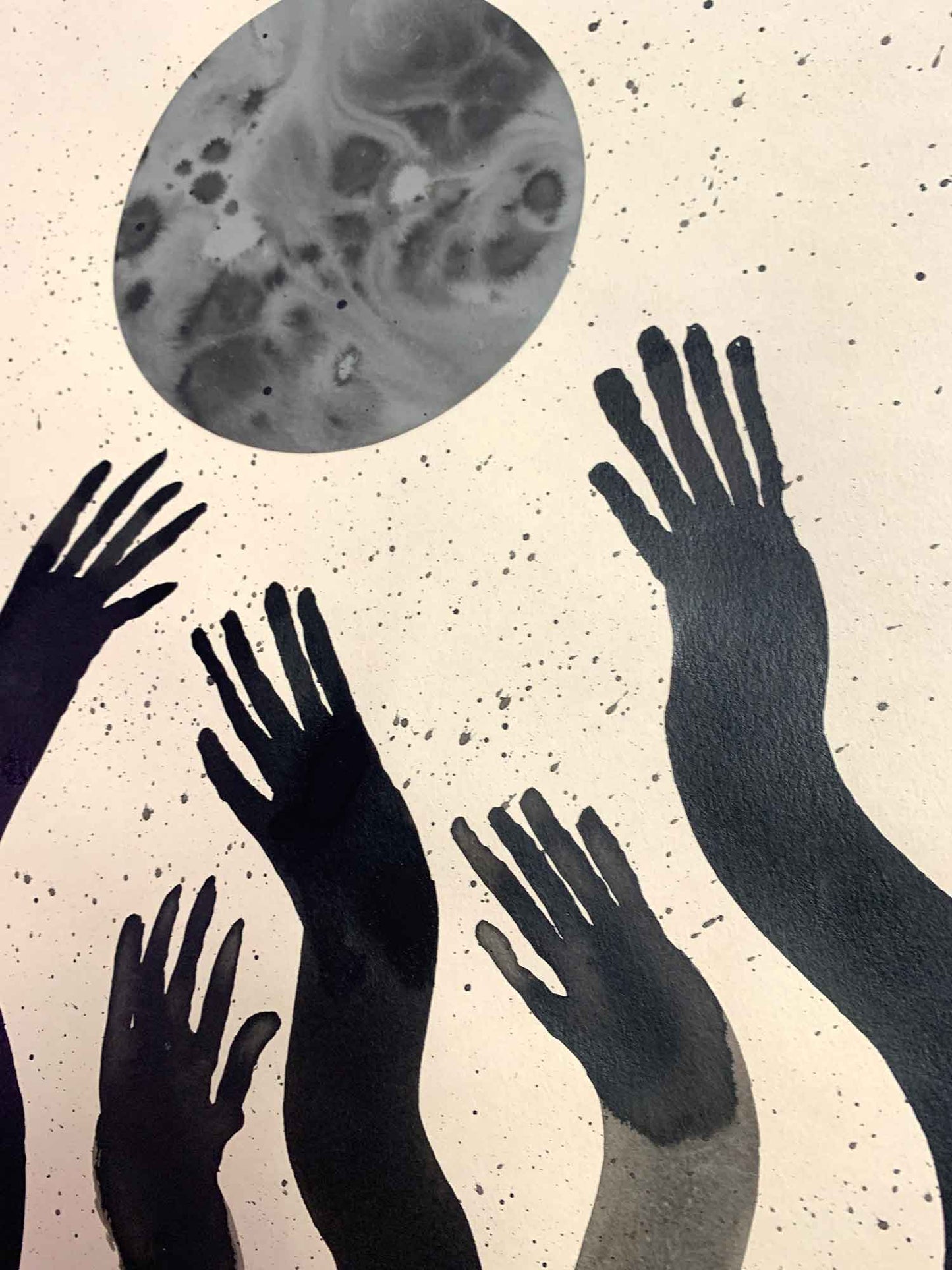 REACHING THE MOON (ORIGINAL ARTWORK)