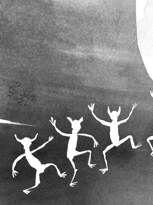 DANCING TILL THE WORLD ENDS (ORIGINAL ARTWORK)