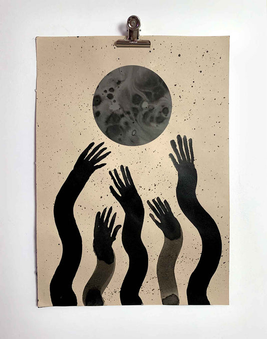 REACHING THE MOON (ORIGINAL ARTWORK)