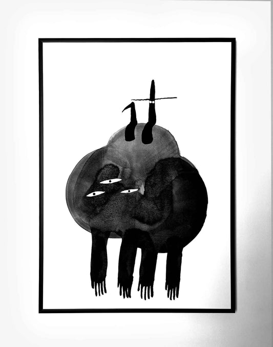 JUST RIDING ALONG (PRINT)