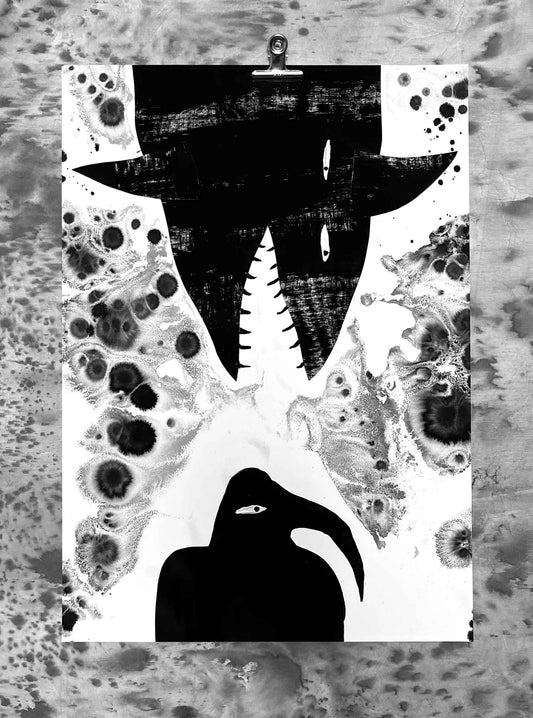 THE SHARK AND THE BIRD (PRINT)