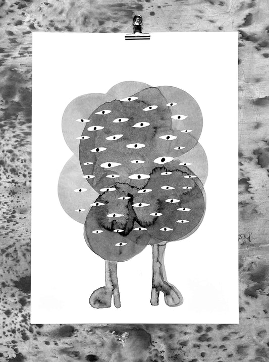 CLOUD WITH EYES (PRINT)